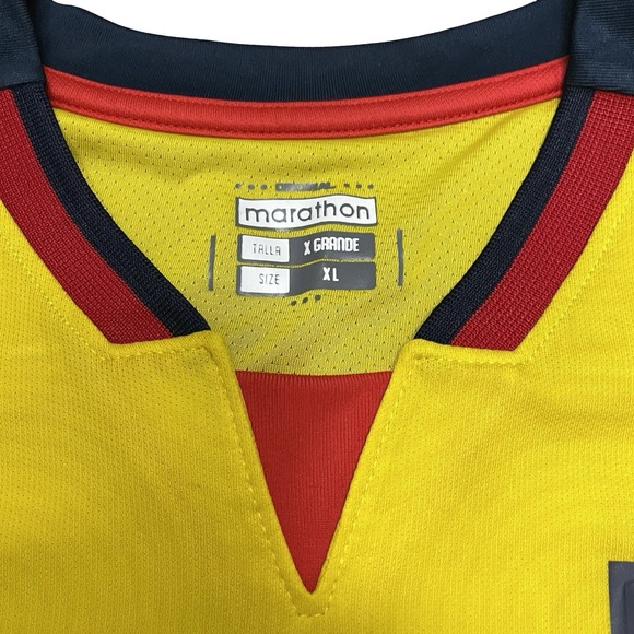 Ecuador Soccer Jersey Mens XL World Cup 2022-2023 National Team Authentic Yellow - Picture 8 of 9